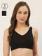 Inner Sense Pack of 2 Solid Non-Wired Non Padded Antimicrobial Everyday Bra