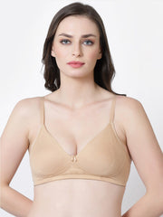 Inner Sense Full Coverage Anti Odour Organic Cotton Bra With Anti Microbial