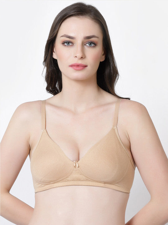 Inner Sense Full Coverage Anti Odour Organic Cotton Bra With Anti Microbial