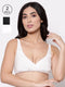 Inner Sense Organic Cotton Antimicrobial Sleeping/Feeding Bra(Pack of 3) IMBC007E_7E_7G