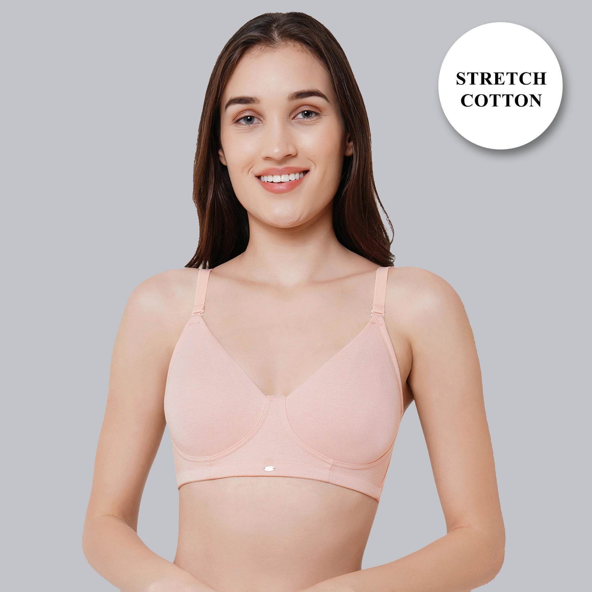 Ultimate Comfort Non-Padded, Non-Wired Full Coverage T-Shirt Bra for Everyday Wear