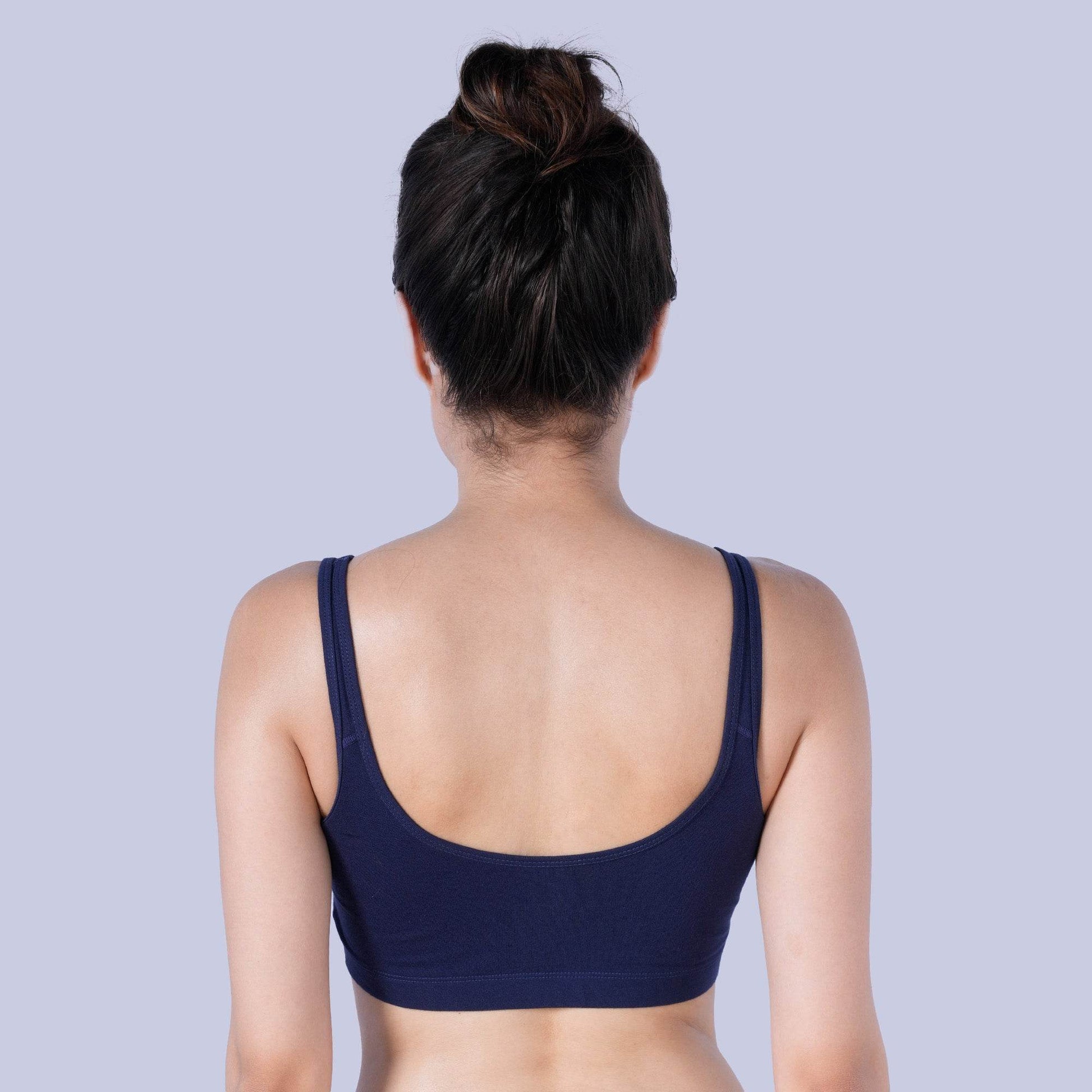 Ultimate Comfort Non-Wired, Non-Padded Full Coverage Sports Bra for Low Impact Activities