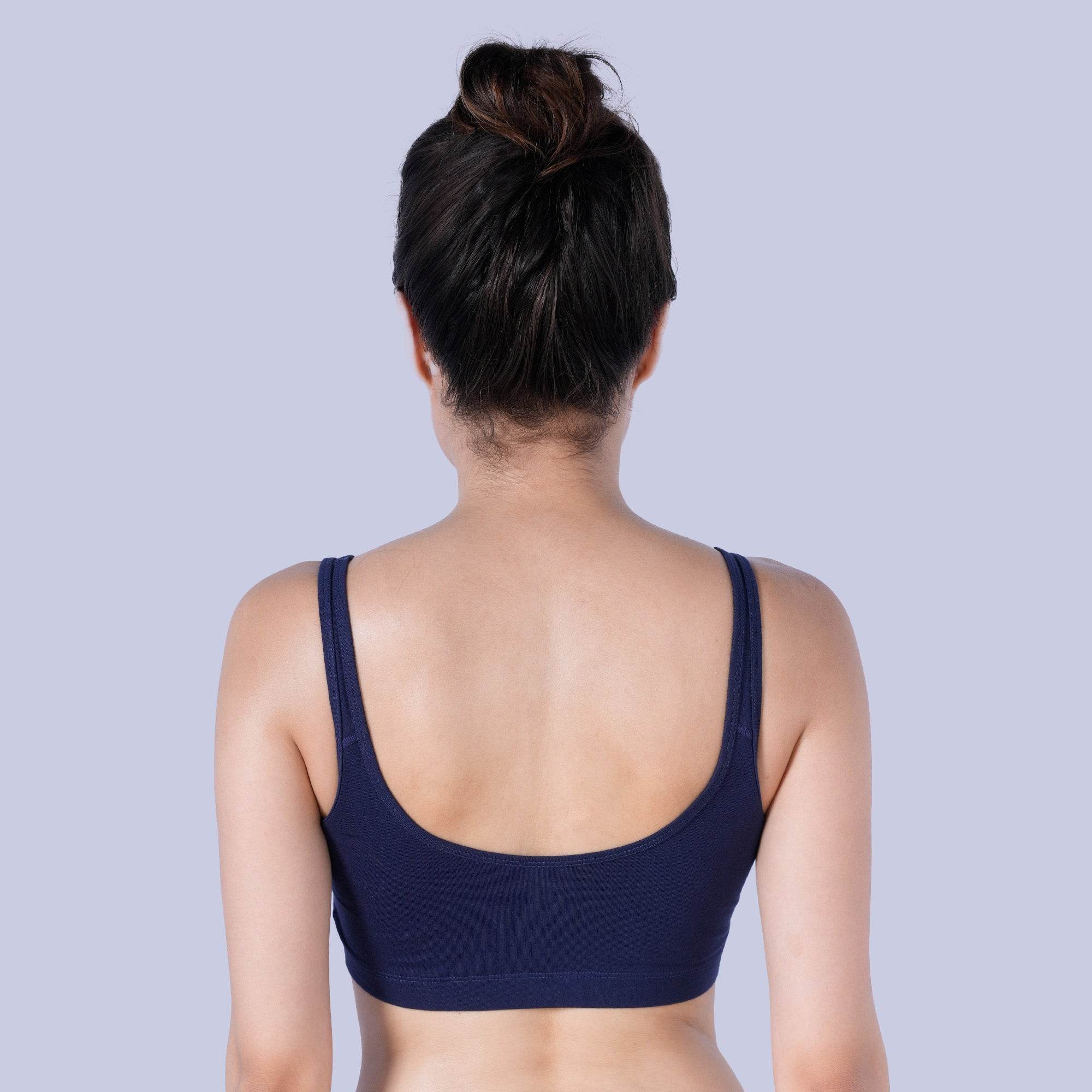 Ultimate Comfort Non-Wired, Non-Padded Full Coverage Sports Bra for Low Impact Activities