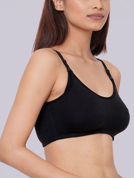 Inner Sense Organic Cotton Antimicrobial Women Feeding Bra ( Pack of 2)
