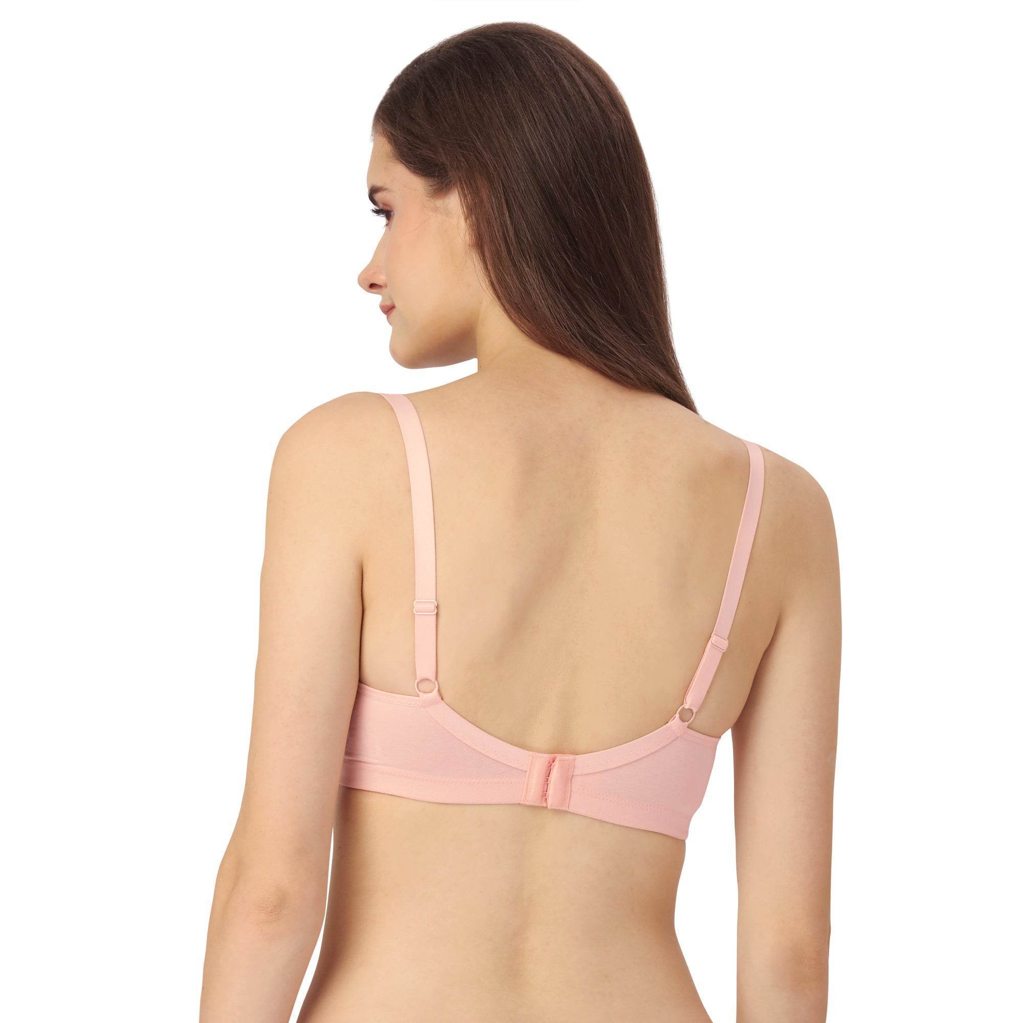 Ultimate Comfort & Support: Non-Padded, Non-Wired Full Coverage T-Shirt Bra with Broad Back Wing