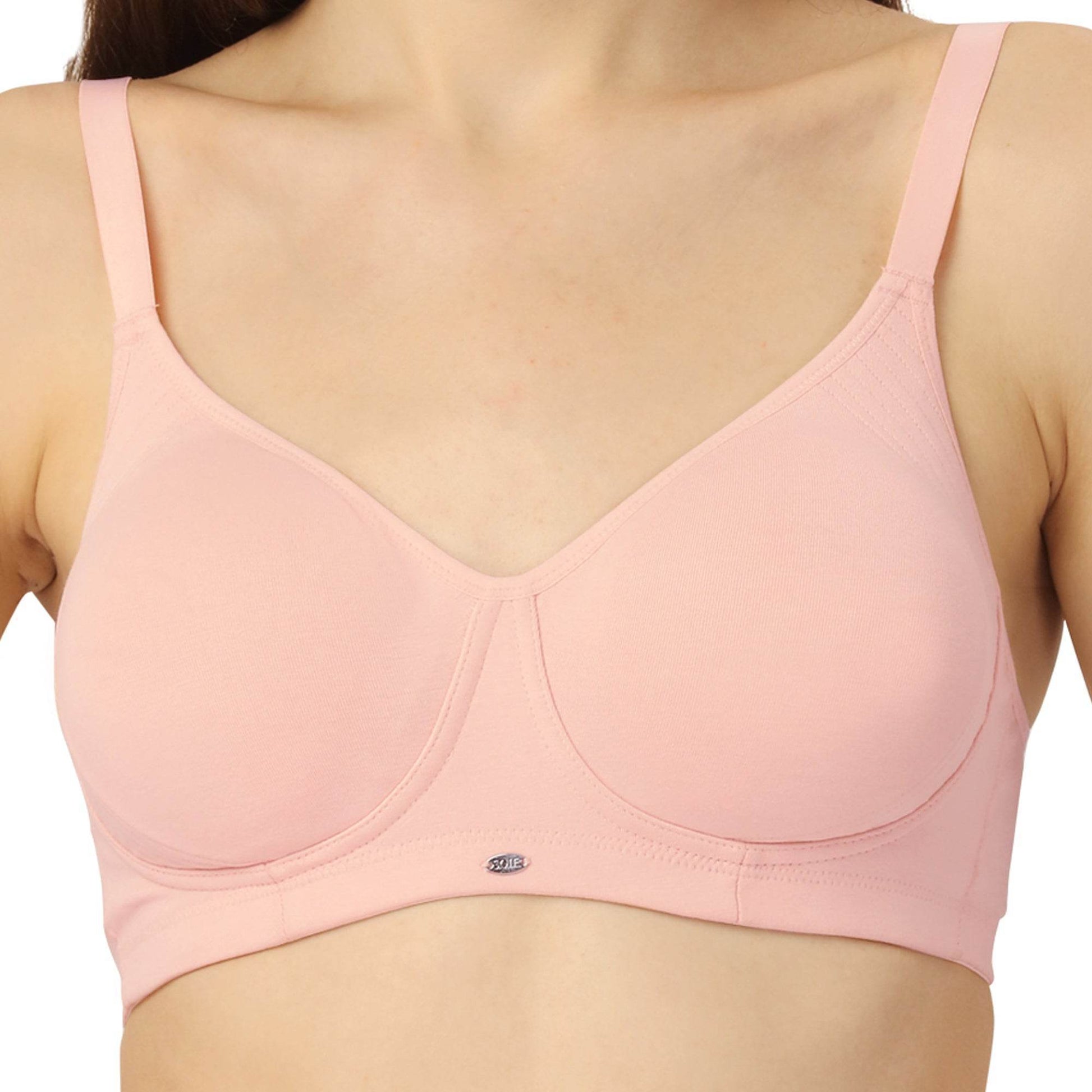 Ultimate Comfort & Support: Non-Padded, Non-Wired Full Coverage T-Shirt Bra with Broad Back Wing
