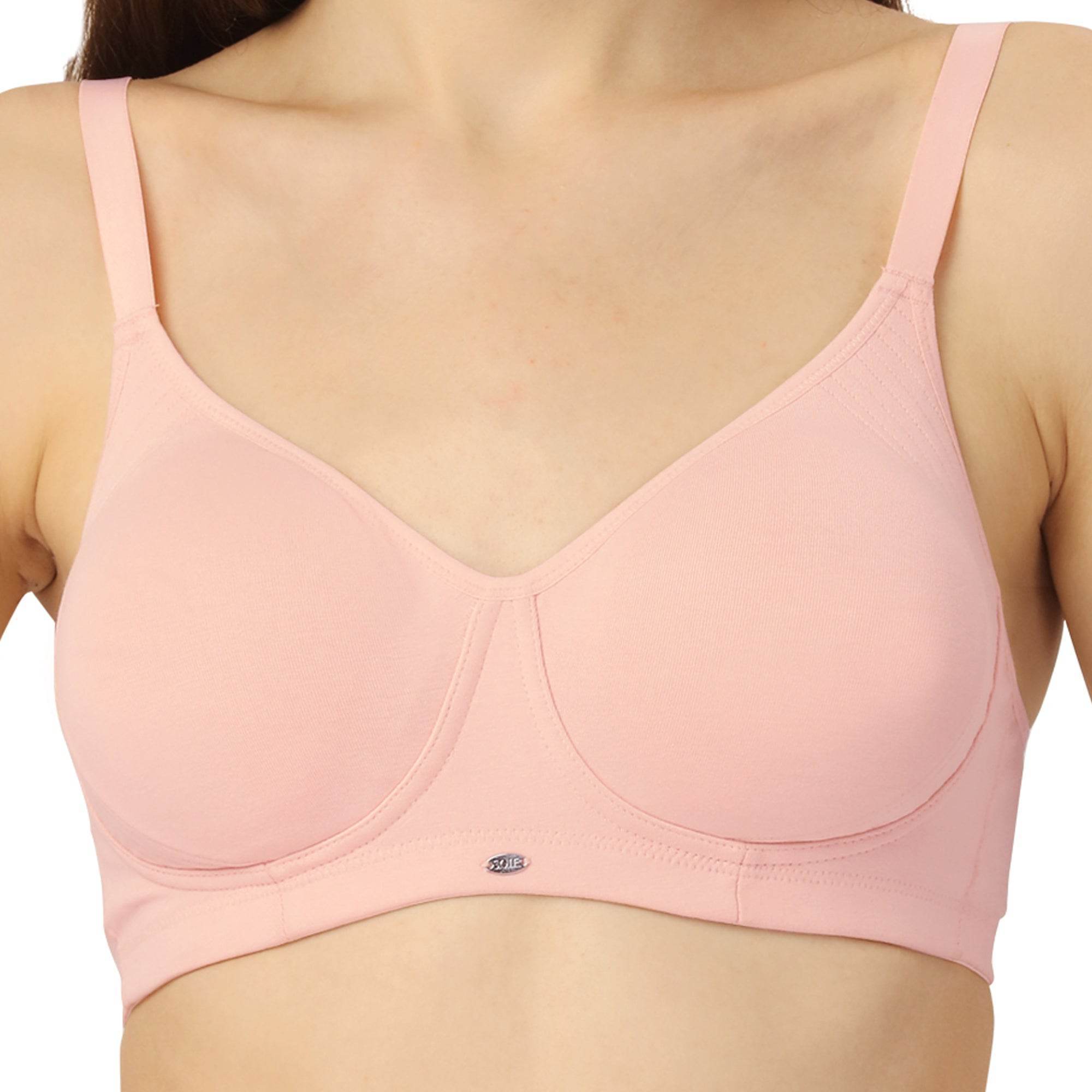 Ultimate Comfort & Support: Non-Padded, Non-Wired Full Coverage T-Shirt Bra with Broad Back Wing