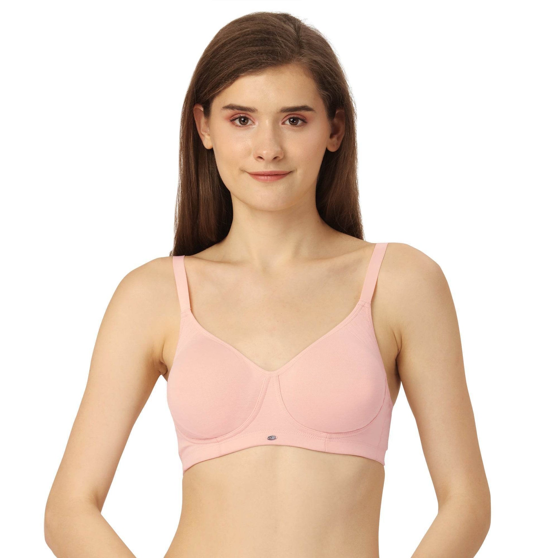 Ultimate Comfort & Support: Non-Padded, Non-Wired Full Coverage T-Shirt Bra with Broad Back Wing