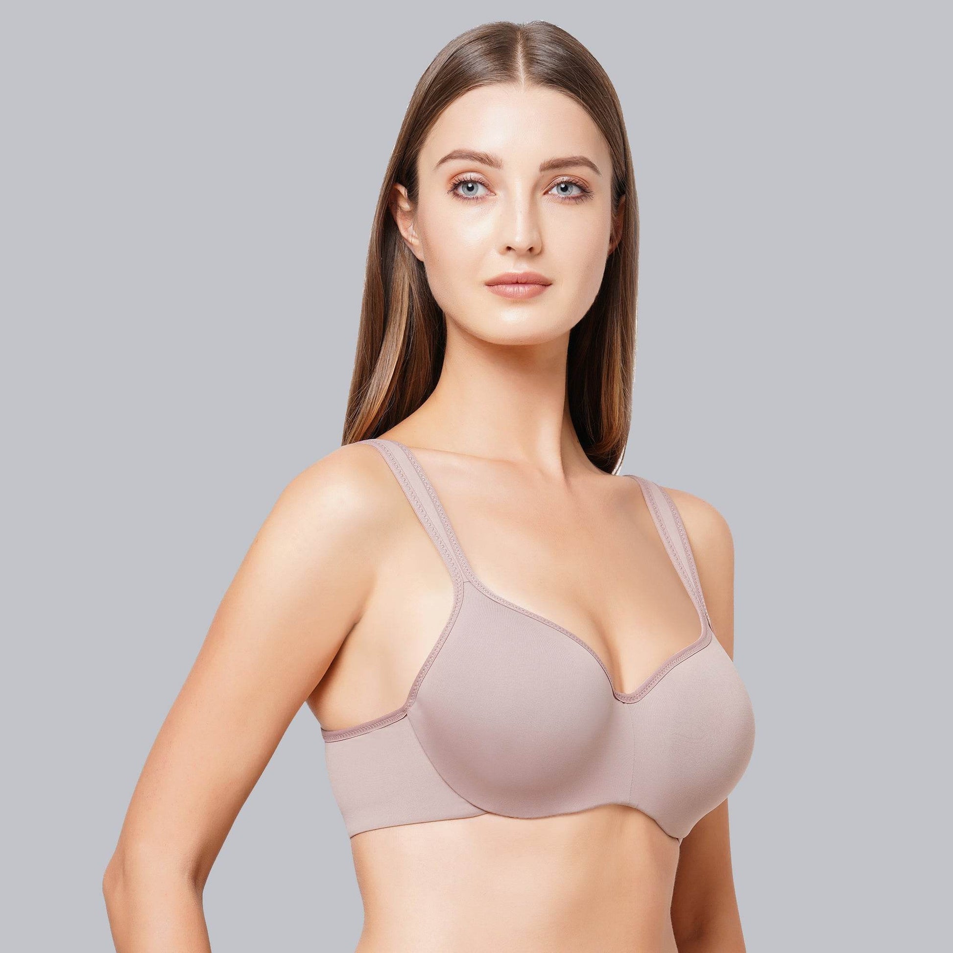 Ultimate Comfort: Padded Wired Full Coverage Sweetheart Neckline Bra for Everyday Elegance
