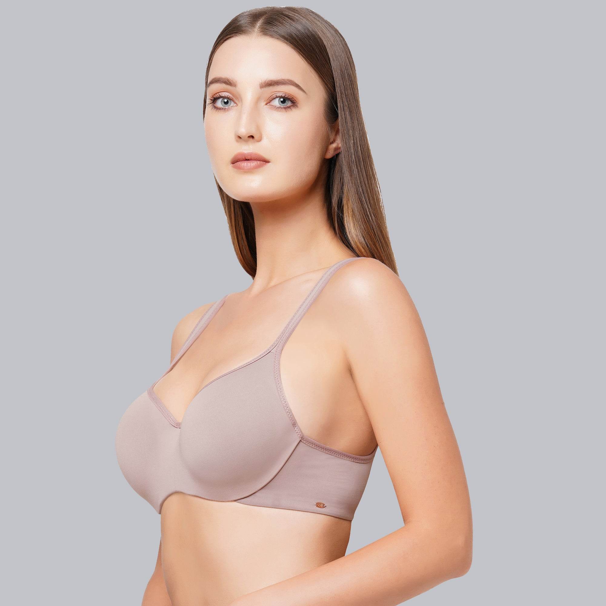 Ultimate Comfort: Padded Wired Full Coverage Sweetheart Neckline Bra for Everyday Elegance