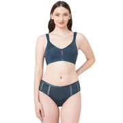 SOIE Full Coverage Minimiser Bra & High Waist Brief Set - Ultimate Comfort & Flawless Fit
