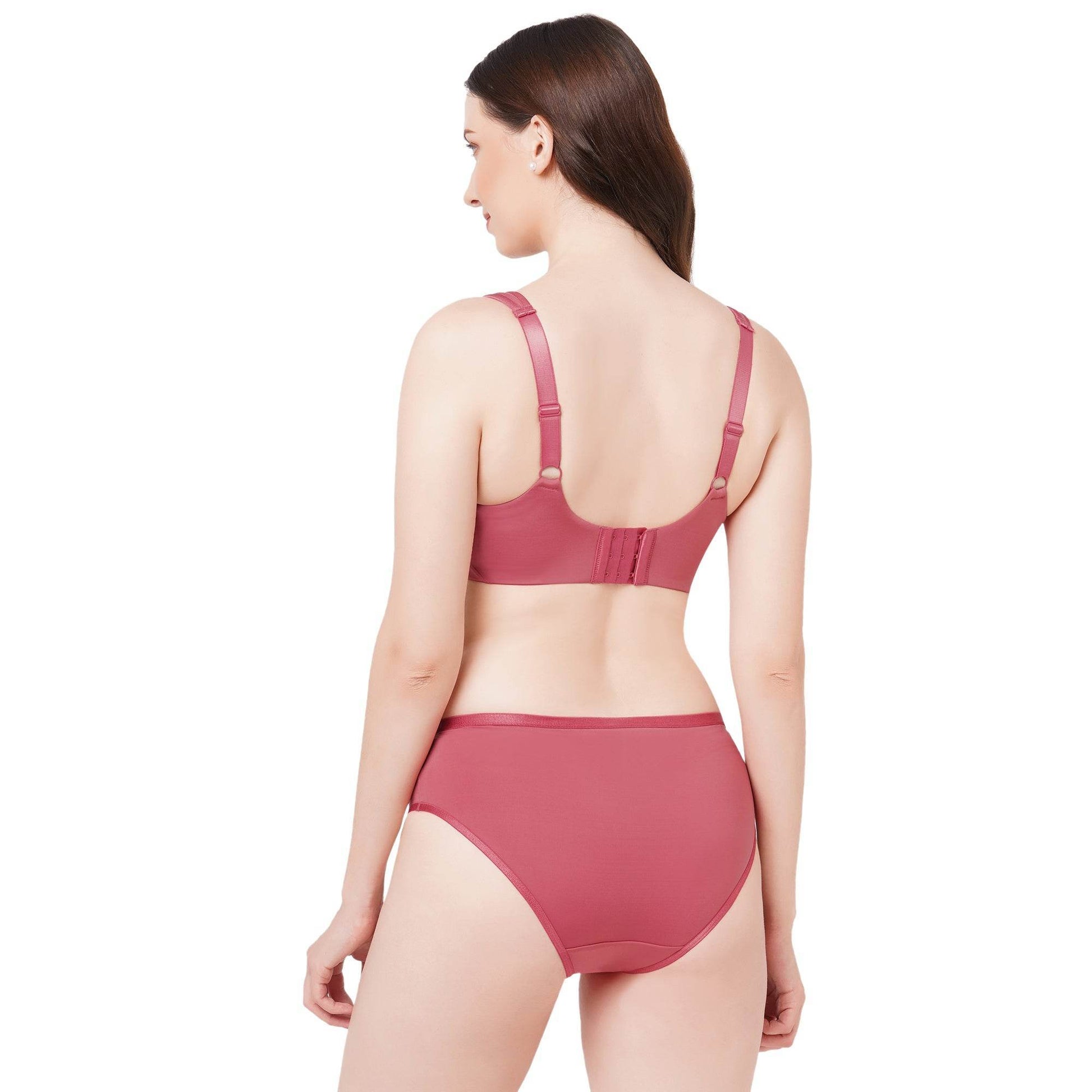 SOIE Comfort Full Coverage Minimiser Bra & High Waist Brief Set for a Slimmer Silhouette