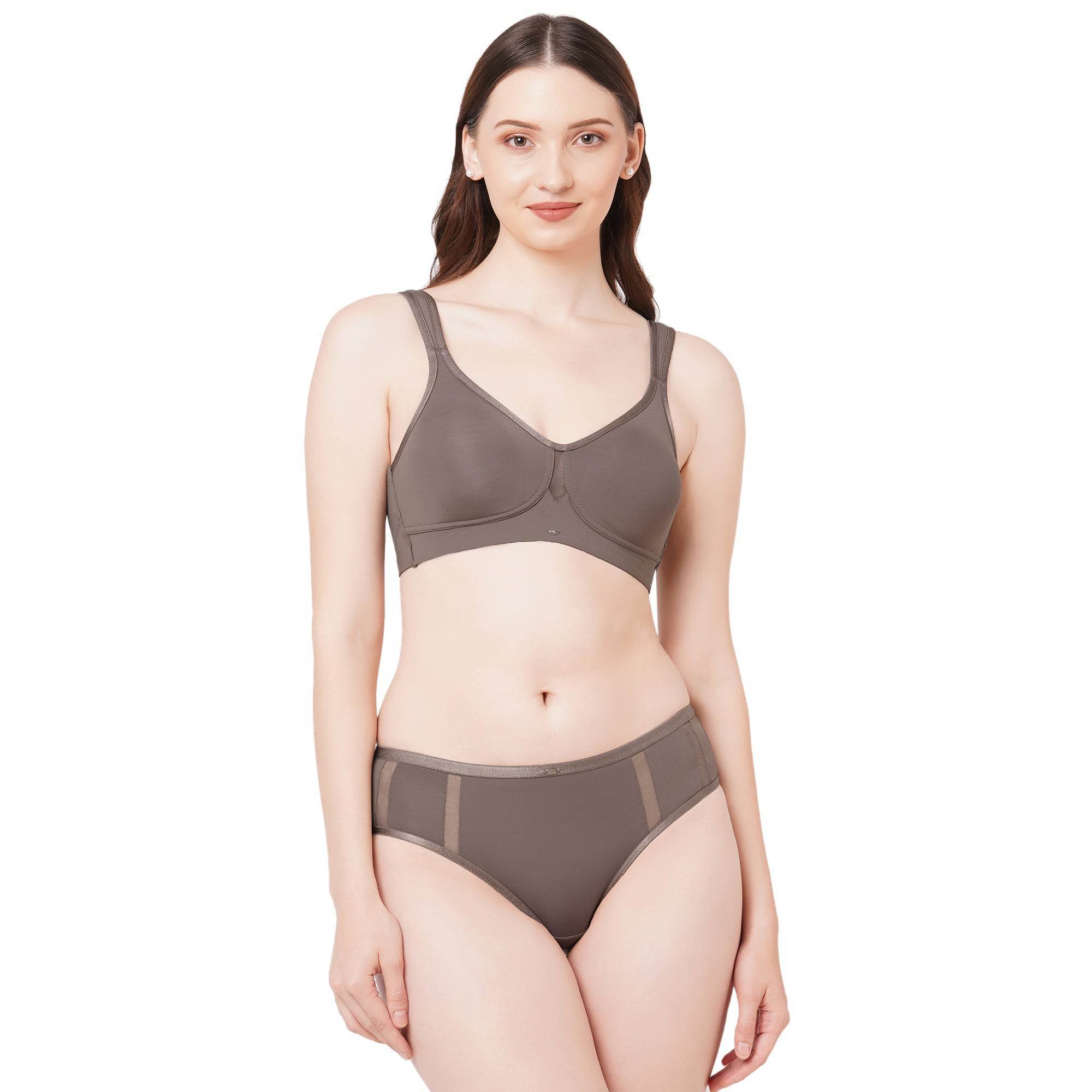 SOIE Full Coverage Minimiser Bra and High Waist Brief Set - Flawless Fit & Ultimate Comfort