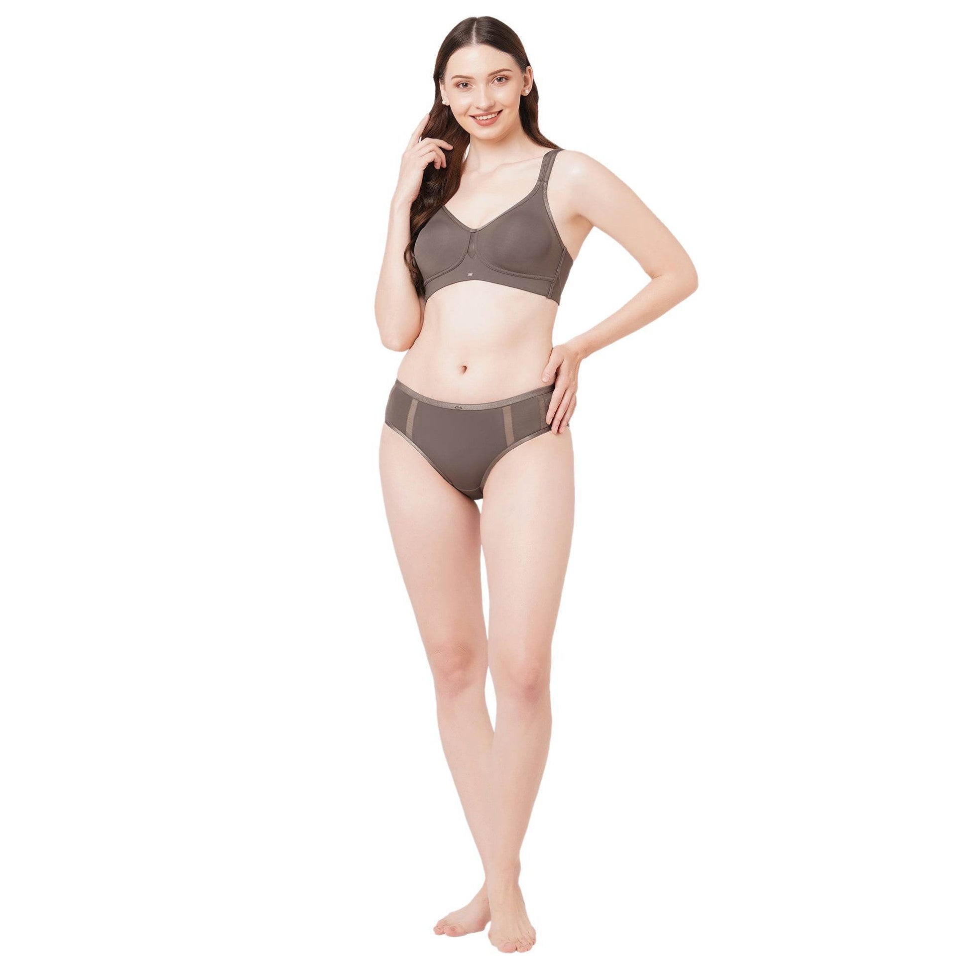 SOIE Full Coverage Minimiser Bra and High Waist Brief Set - Flawless Fit & Ultimate Comfort