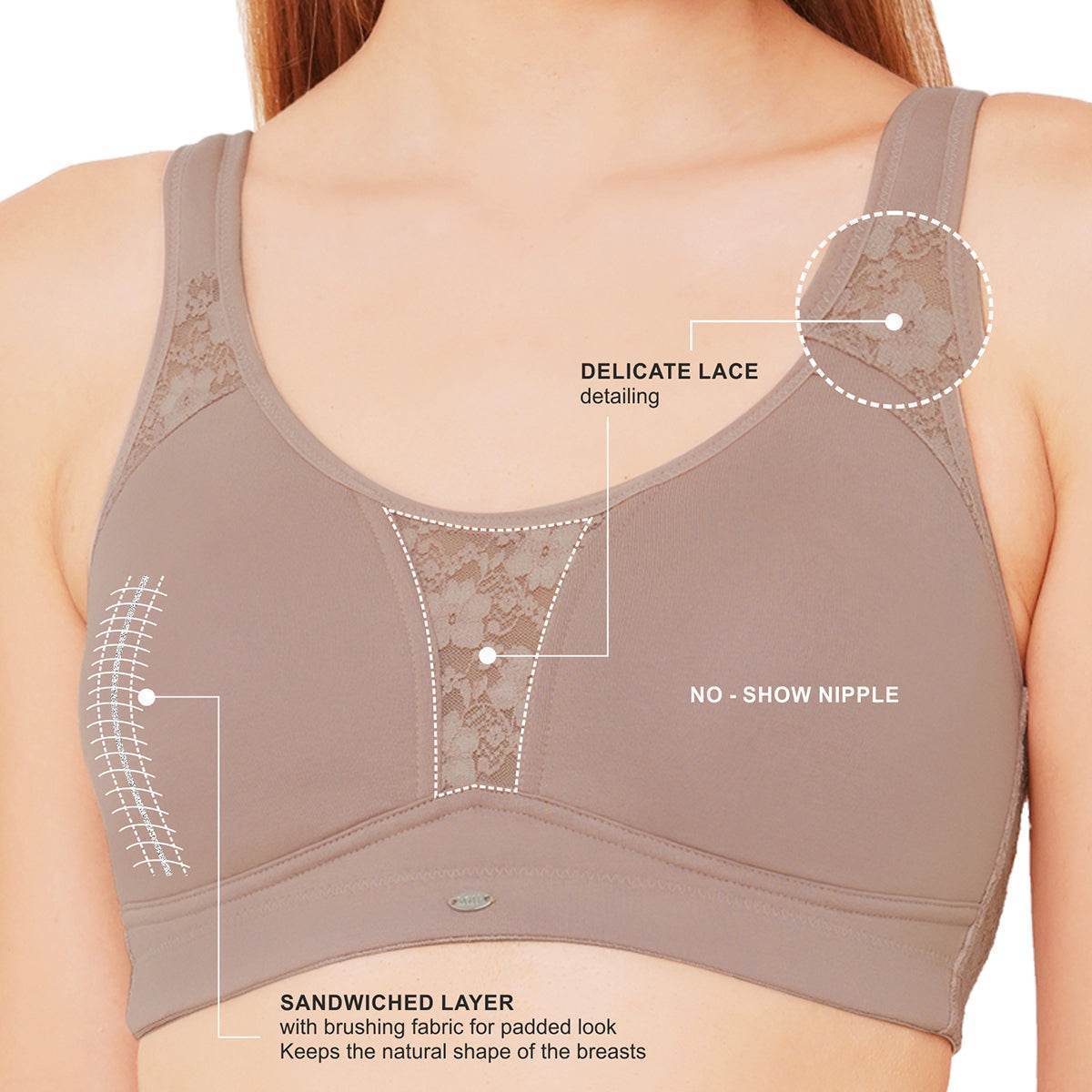 Ultimate Comfort & Support: Non-Padded, Non-Wired Full Coverage Minimizer T-Shirt Bra for Everyday Elegance