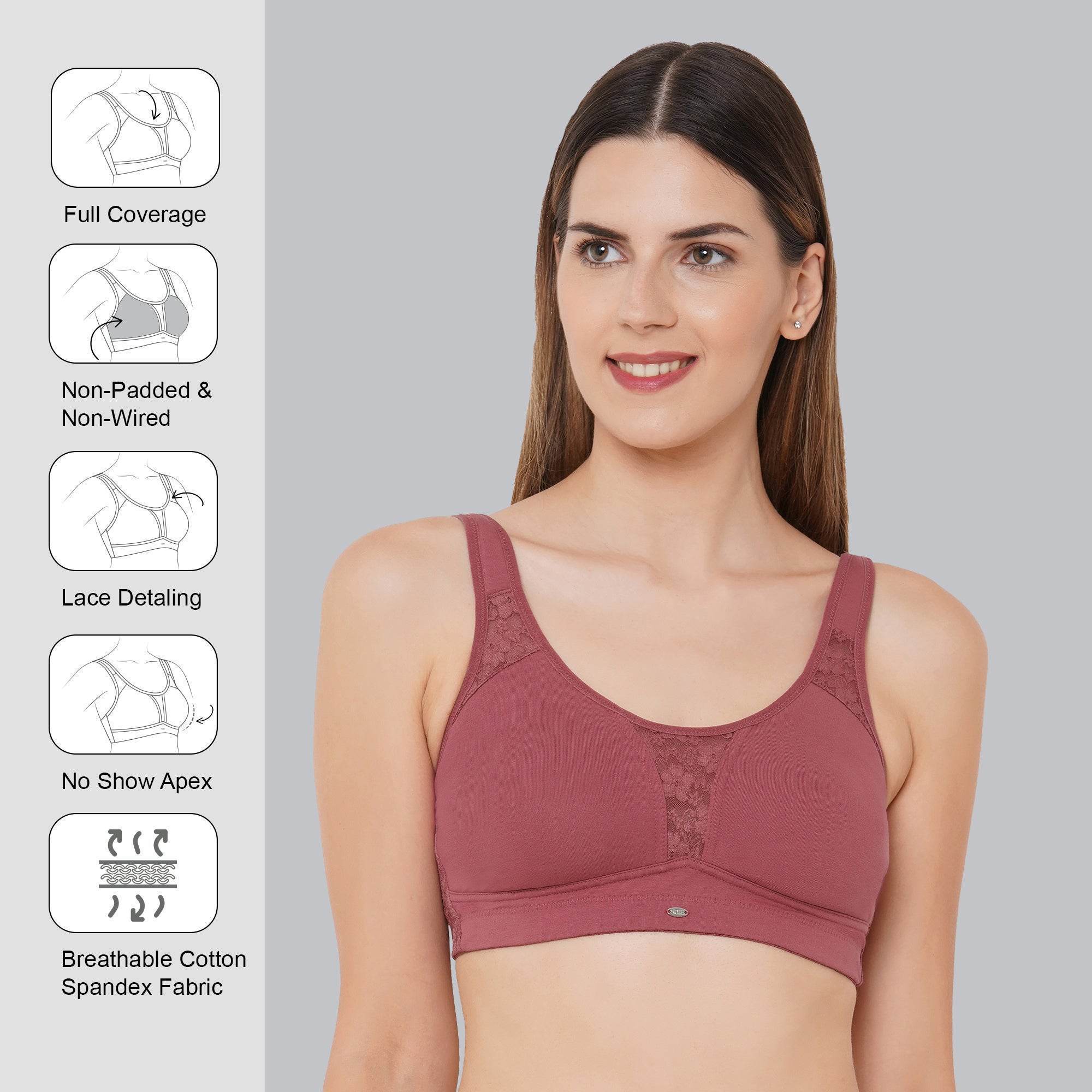 Ultimate Comfort & Support: Non-Padded, Non-Wired Full Coverage Minimizer T-Shirt Bra for Everyday Elegance