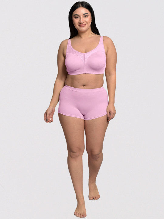 Inner Sense Women Pack of 2 Organic Cotton full coverage plus size M frame Bra