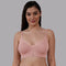 ComfortFit Non-Padded, Non-Wired Full Coverage Cotton Spandex T-Shirt Bra with Broad Back Support