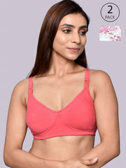 Pack Of 2 Organic Cotton Antimicrobial Women Feeding Bra