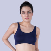 Ultimate Comfort Non-Wired, Non-Padded Full Coverage Sports Bra for Low Impact Activities