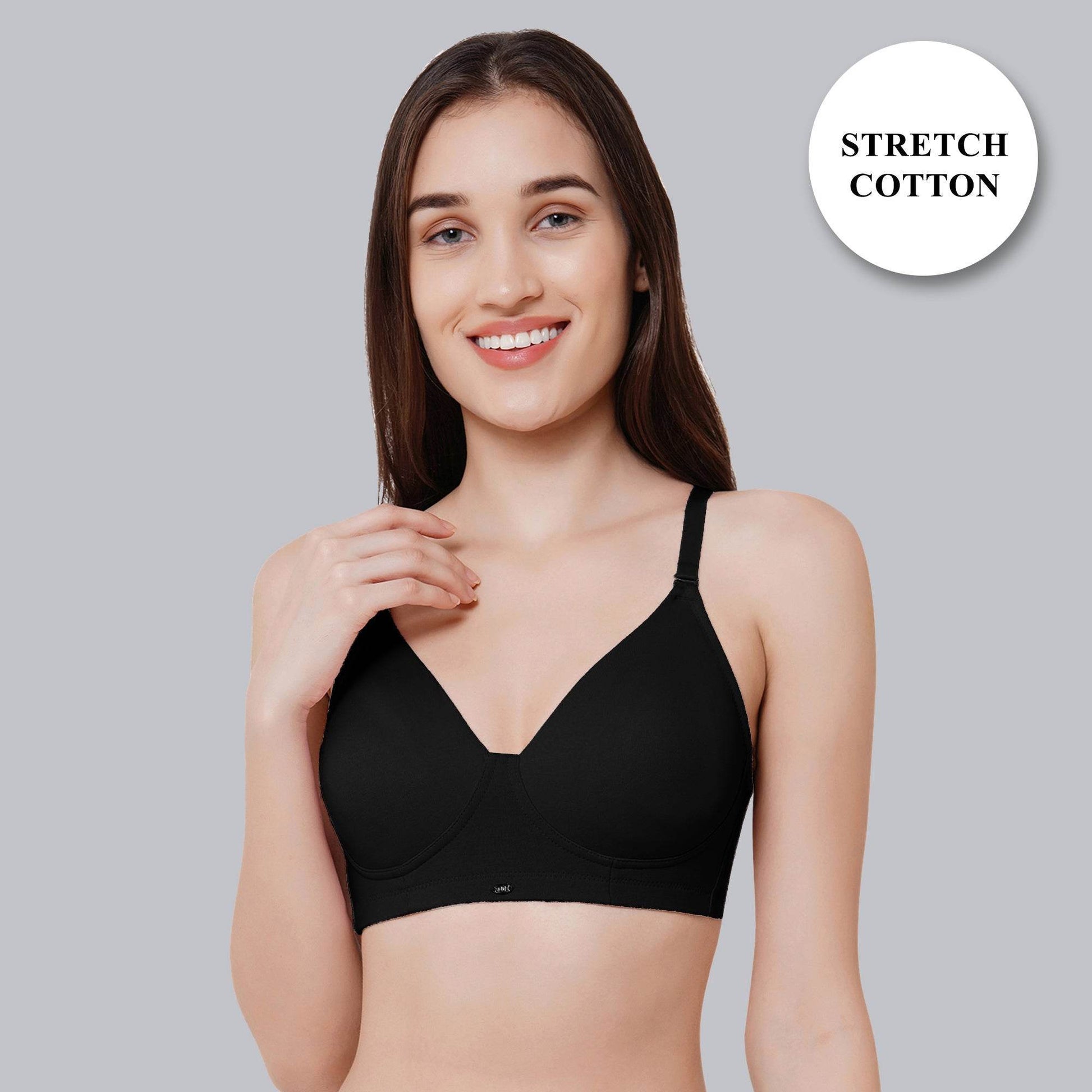 Experience Ultimate Comfort: Non-Padded, Non-Wired Full Coverage T-Shirt Bra for Everyday Wear