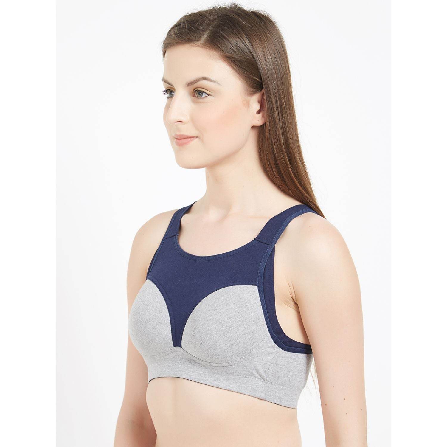 SOIE Extreme Coverage High Impact Sports Bra: Non-Wired, Lightly Padded, Racerback Design for Ultimate Support