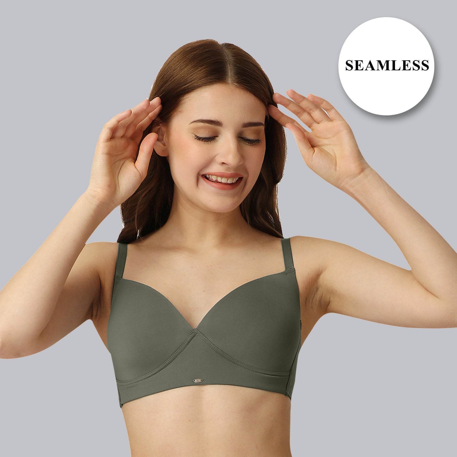 Ultimate Comfort Full Coverage Padded Non-Wired T-Shirt Bra for Everyday Wear