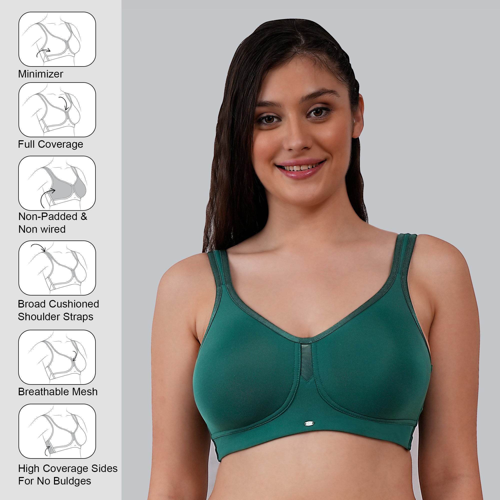SOIE's Best-Selling Full Coverage Minimizer Bra: Ultimate Comfort & Flawless Fit (Non-Padded, Non-Wired)