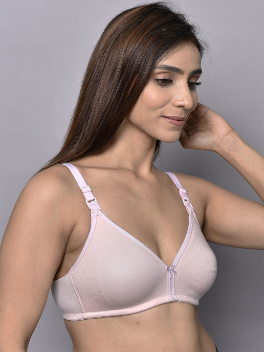 Inner Sense Organic Cotton Antimicrobial Women Feeding Bra ( Pack of 2)