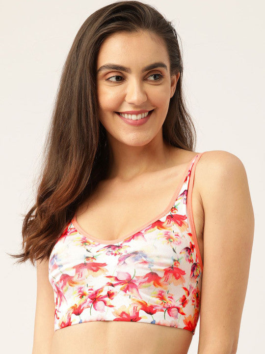 Inner Sense Floral Full Coverage T-shirt Bra