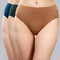 Comfortable High Rise Full Coverage Cotton Stretch Hipster Panty (Pack of 3) - Perfect Fit & Style