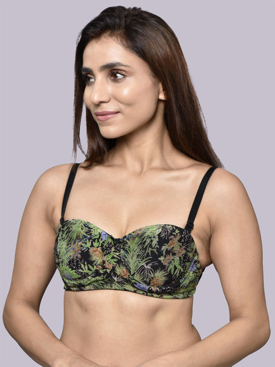 Inner Sense Medium Coverage Lightly Padded Underwired Strapless Antimicrobial T-shirt Bra