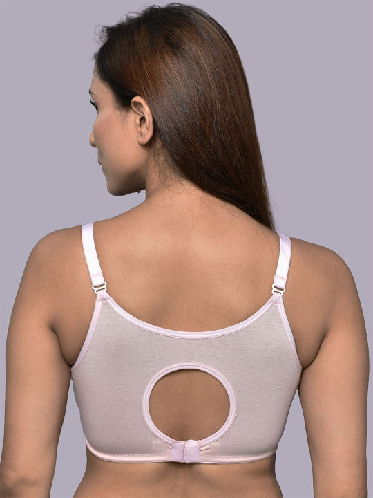 Inner Sense Pack of 2 Organic Cotton Antimicrobial Women Feeding Bra