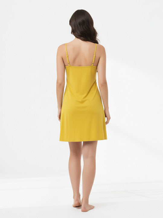 Inner Sense Women Solid Nightdress