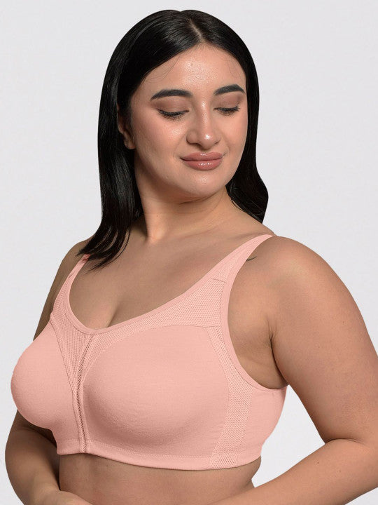 Inner Sense Pack of 2 Plus Size Seamless Full Coverage Bra