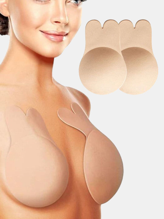 Inner Sense Bunny Rabbit Push-Up Breast-Lift Stick-On Nipple Covers