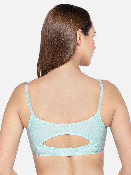 Inner Sense Pack of 2 White Non-Wired Non Padded Organic Cotton Maternity Bras