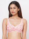 Inner Sense White & Red Printed Organic Cotton Antimicrobial Side Support Bra ISB057