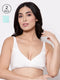 Pack of 2 White Non-Wired Non Padded Organic Cotton Maternity Bras IMB007C_7E