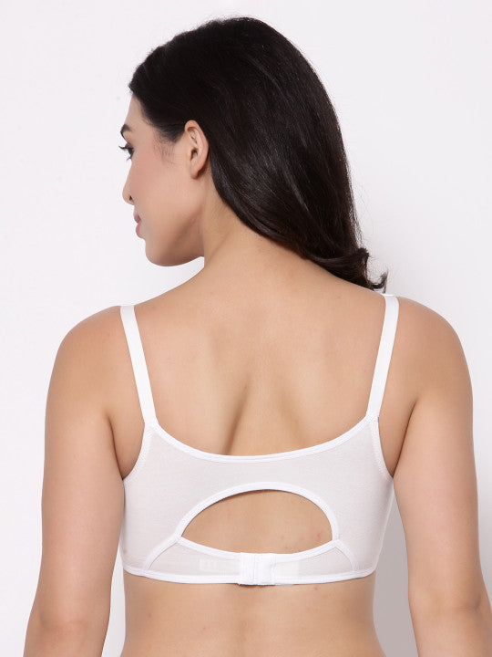 Inner Sense Pack of 3 Blue Printed Non-Wired Non Padded Maternity Bras