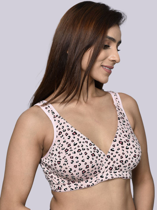 Inner Sense Animal Printed Full Coverage Antimicrobial Maternity Bra