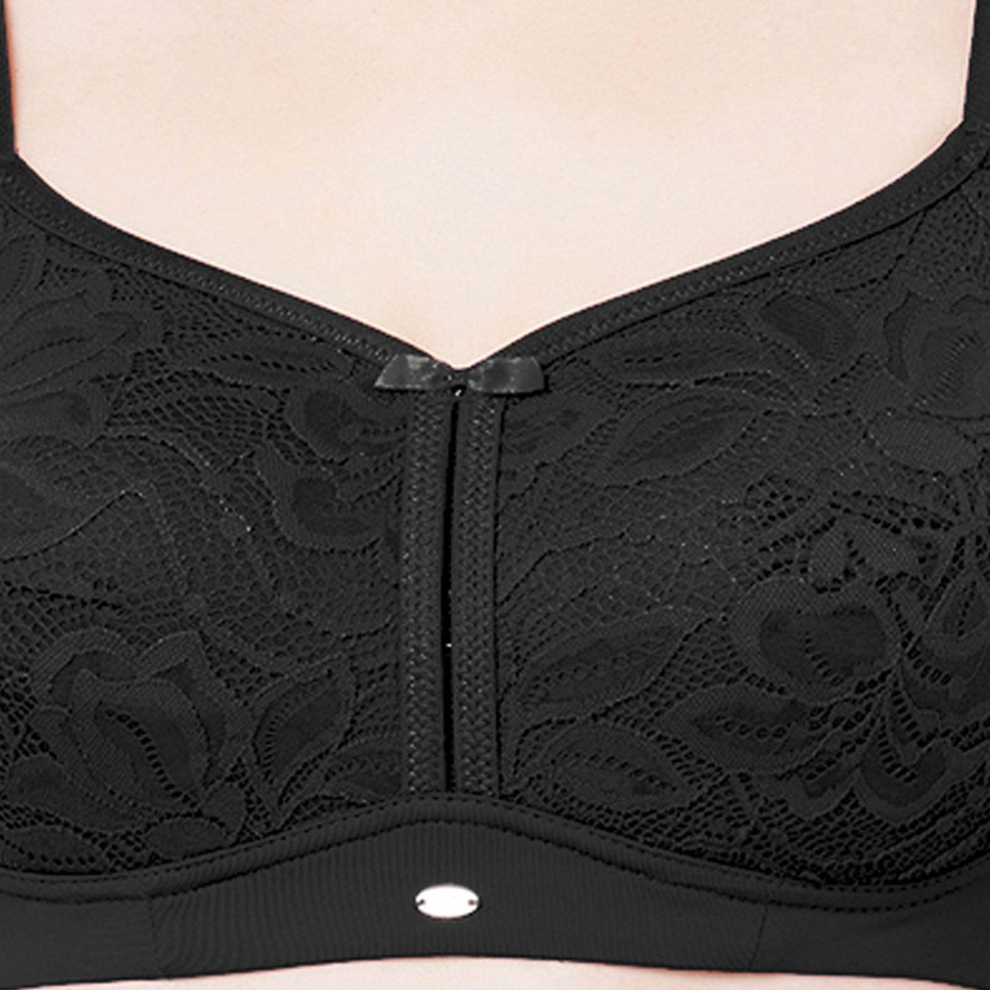 Elegant Full Coverage Minimizer Lace Bra - Non-Padded, Non-Wired Comfort