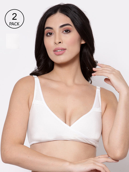 Inner Sense Organic Cotton Antimicrobial Sleeping/Feeding Bra