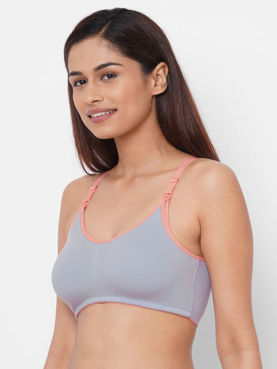 Inner Sense Pack Of 2 Multicoloured Printed Non-Wired Non Padded Maternity Sustainable Bras