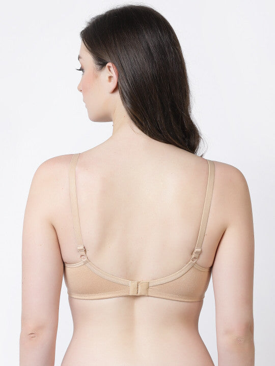 Inner Sense Full Coverage Anti Odour Organic Cotton Bra With Anti Microbial