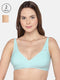 Inner Sense Beige Set of 2 Solid Non-Wired Non Padded Maternity Bras IMB007C_7F