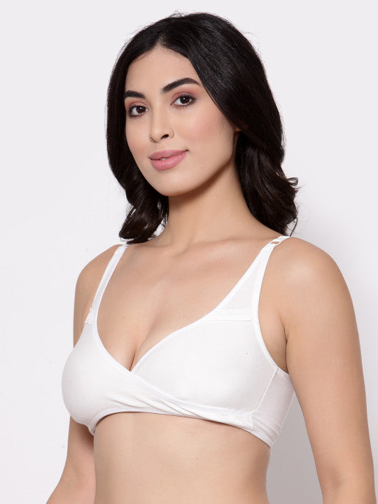 Inner Sense Pack Of 2 Organic Cotton Antimicrobial Sleeping/Feeding Bra IMB007E_7G