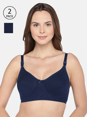Inner Sense Pack Of 2 Antimicrobial Soft feeding Bra