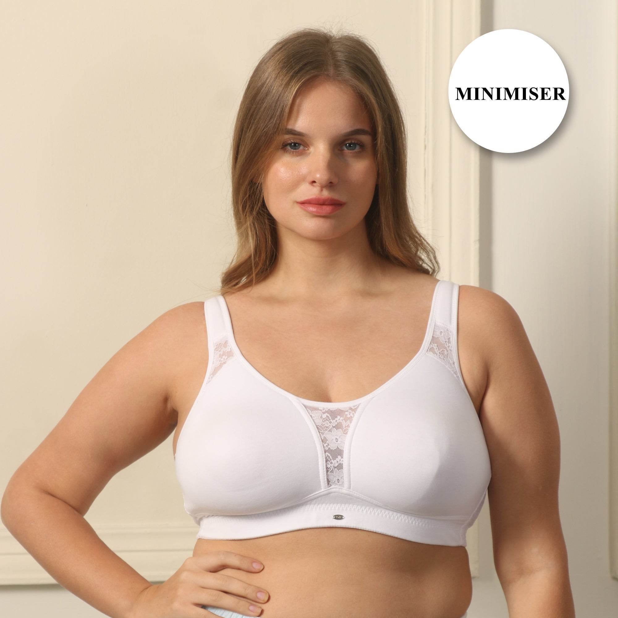 Ultimate Comfort & Support: Non-Padded, Non-Wired Full Coverage Minimizer T-Shirt Bra for Everyday Elegance