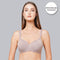 Ultimate Comfort: Padded Wired Full Coverage Sweetheart Neckline Bra for Everyday Elegance